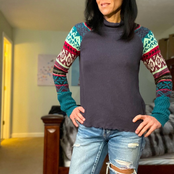 Free People Prism Cowl neck ribbed sweater - Picture 4 of 10